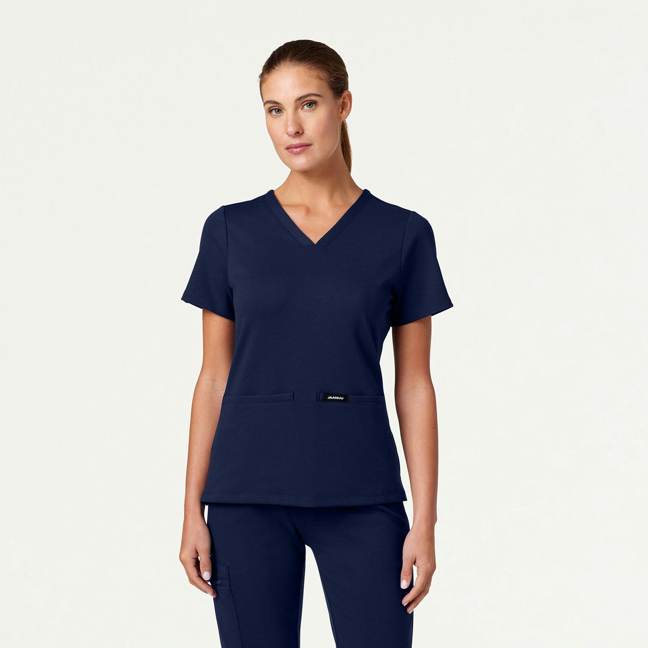 Cesi Slim UltraSOFT™ Scrub Top - Midnight Navy