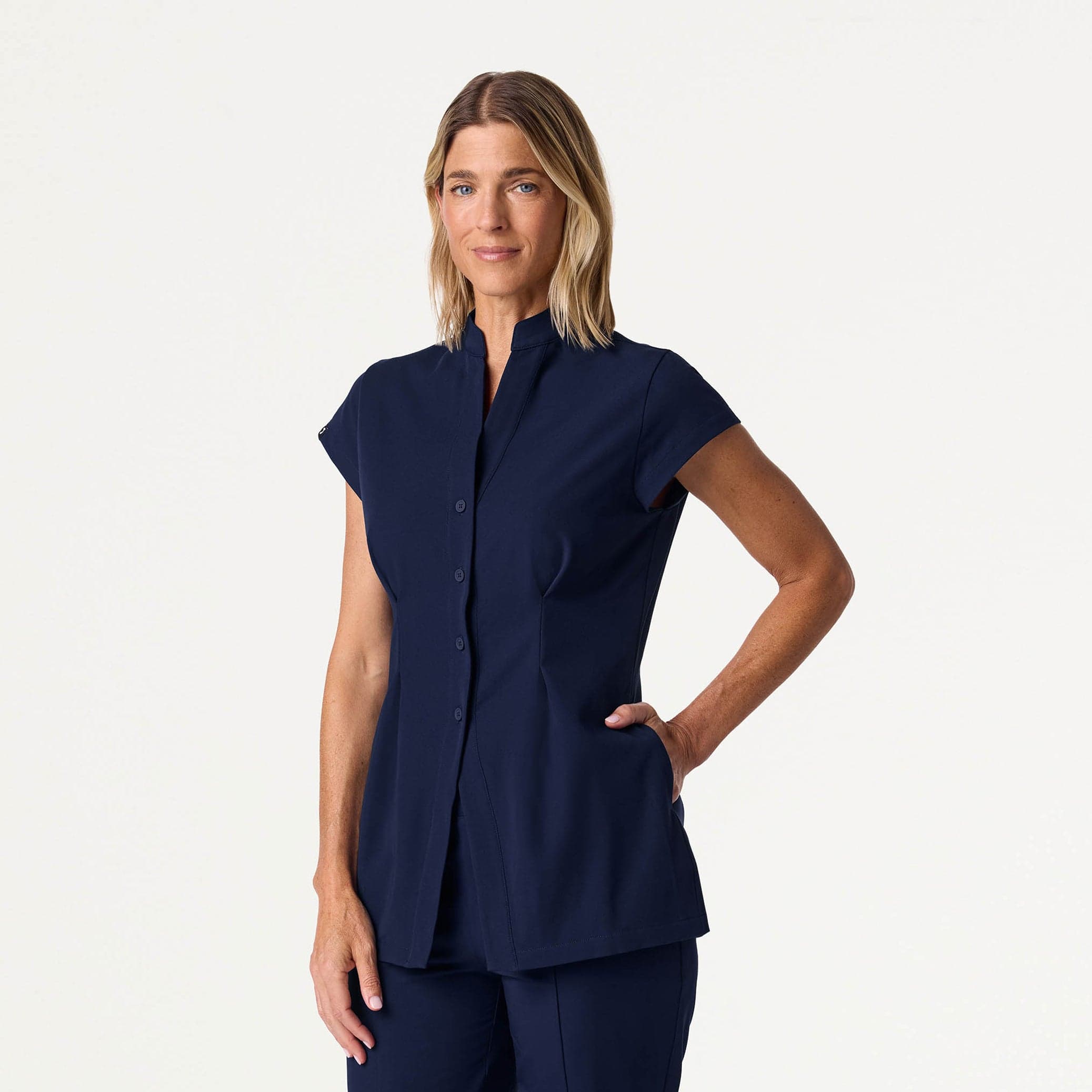 Sofie Fit & Flare Tunic Scrub Top