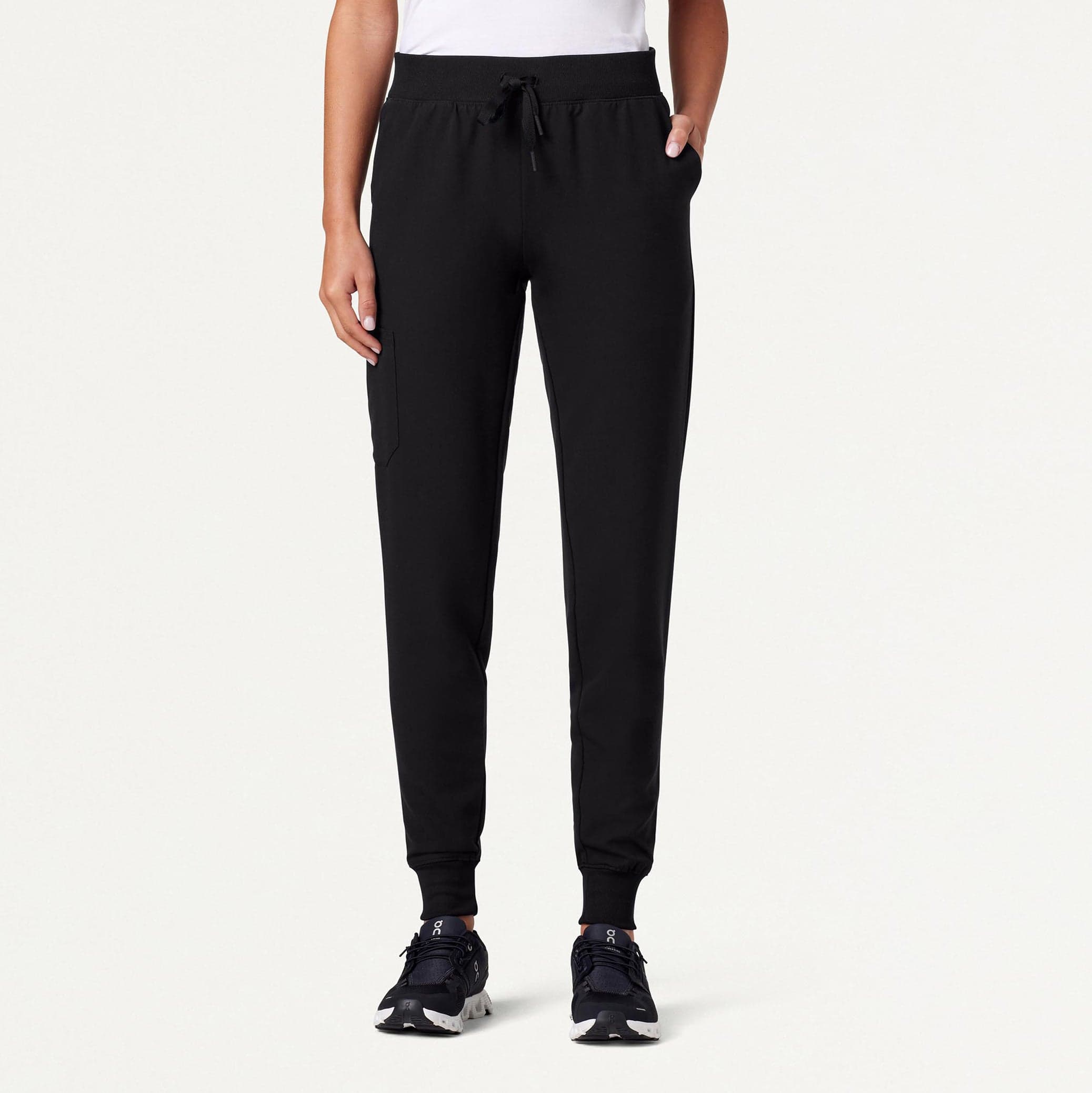 Silex Slim Knit-Waist Scrub Jogger
