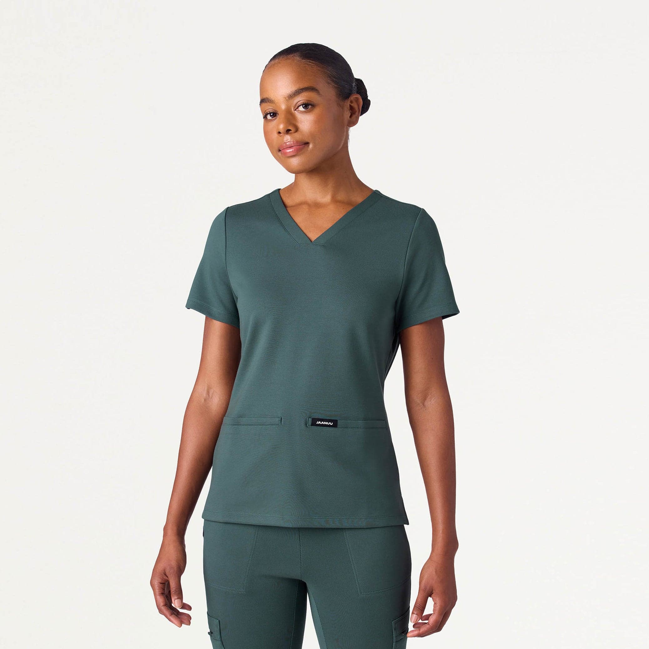 Kass Slim 4-Pocket UltraSOFT™ Scrub Top