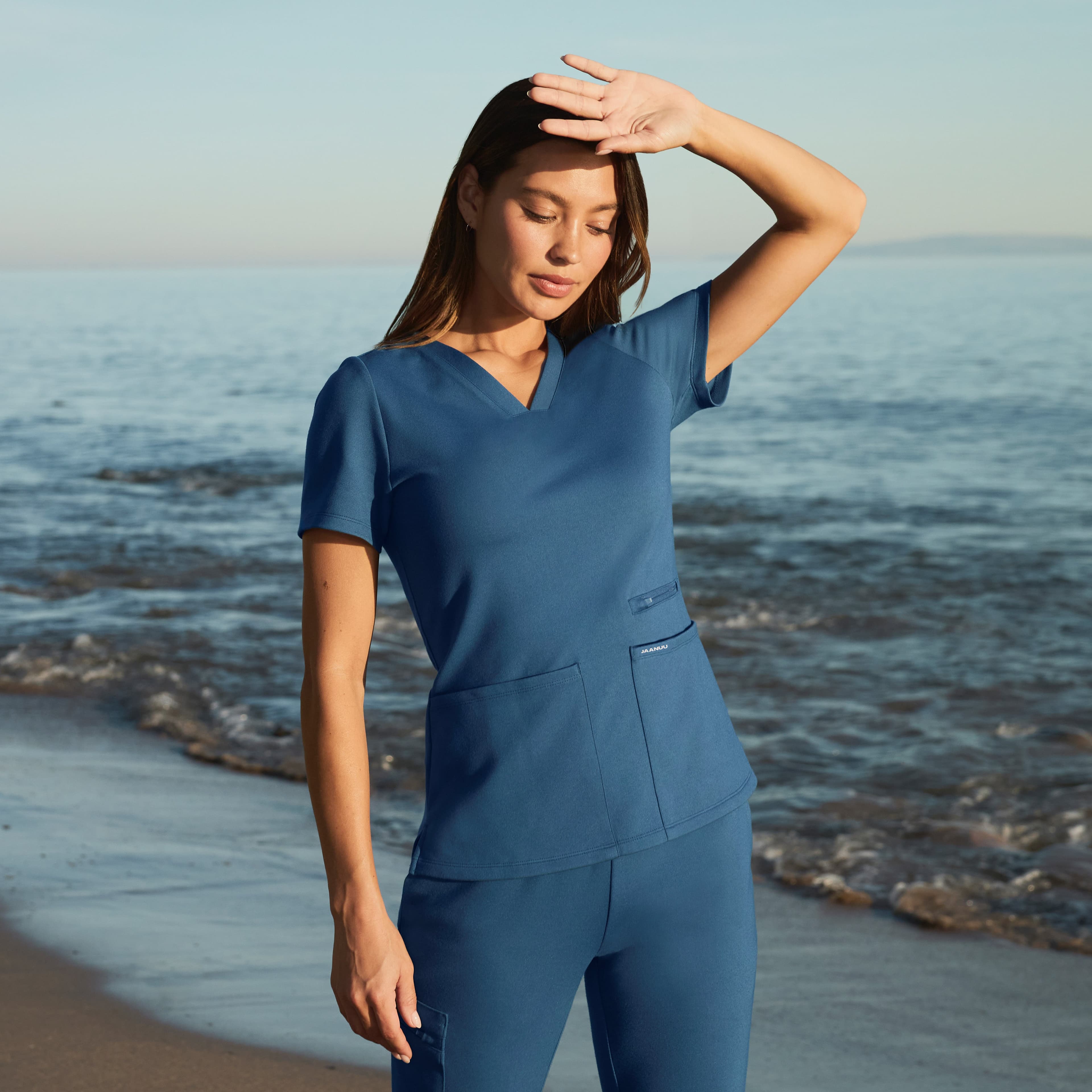 Kass Slim 4-Pocket ULTRAsoft™ Scrub Top